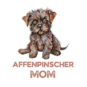 T-shirt Affenpinscher Maman