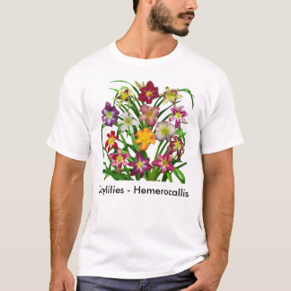 T-shirt Affichage des daylilies II