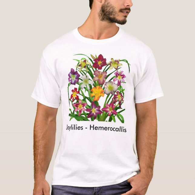 T-shirt Affichage des daylilies II (Devant)