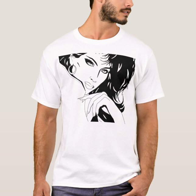T-shirt Affiche A de salon (Devant)