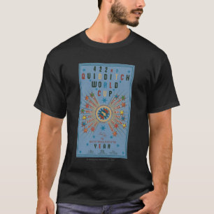 T-shirt Affiche bleue de la Coupe du Monde de QUIDDITCH™