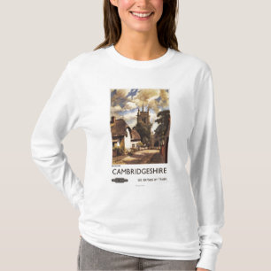 T-shirt Affiche britannique de chemins de fer de vue