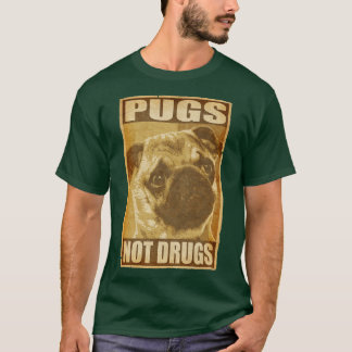 T-shirt Affiche carlins et non drogues