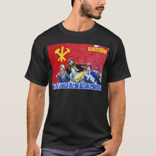 T-shirt Affiche coréenne du nord de parti communiste