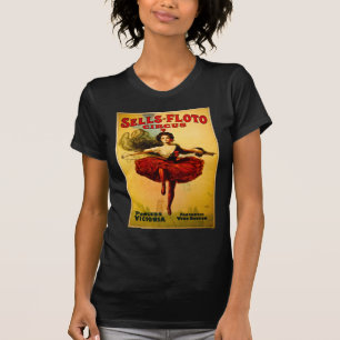T-shirt Affiche de cirque de Ventes-Floto de cru