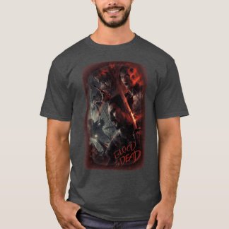 T-shirt Affiche de COD BO4 Zombies Blood of the Dead Charg