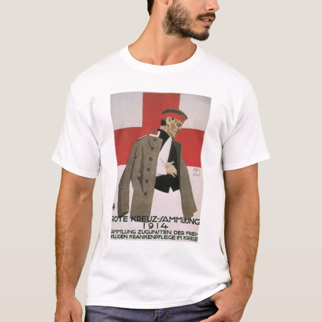T-shirt Affiche de Collection_Propaganda de Croix-Rouge (Devant)