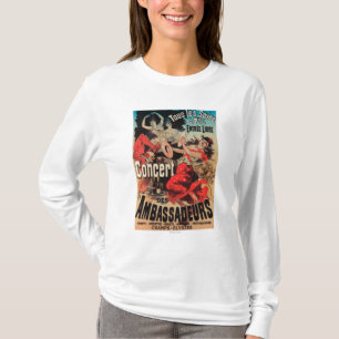 T-shirt Affiche de concert sur l'avenue De Champs-Elysees