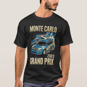 T-shirt Affiche de course Grand Prix vintage Monte Carlo 2