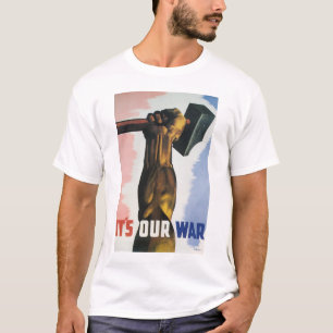 T-shirt Affiche de la deuxième guerre mondiale