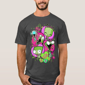 T-shirt Affiche de la Saint-Valentin Invader Zim Gir J'aim