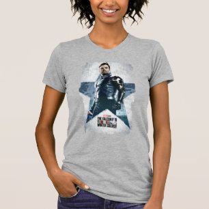 T-shirt Affiche de l'étoile du soldat d'hiver