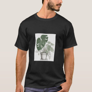 T-shirt Affiche de parent de plante botanique pour jardin 