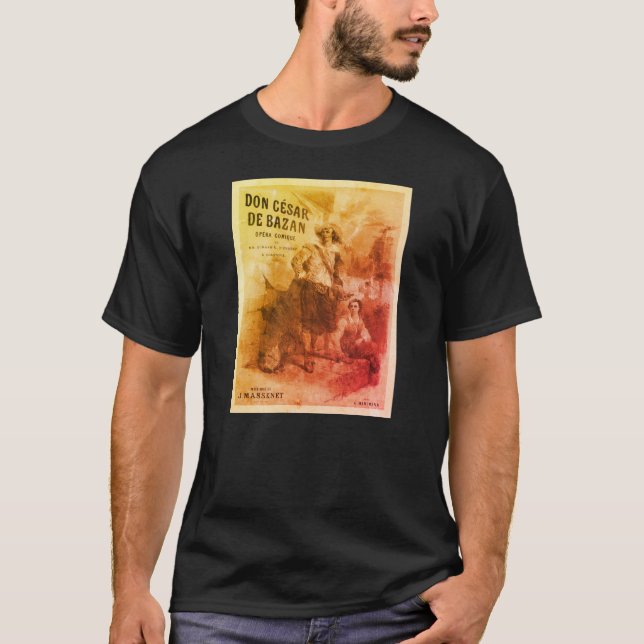 T-shirt Affiche de première Don César de Bazan (1872) (Devant)