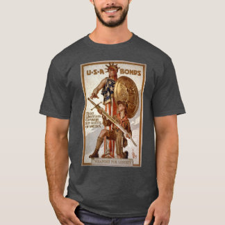 T-shirt Affiche de prêt de liberté de scout de garçon