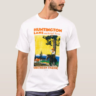 T-shirt Affiche de Promotinal de lac huntington