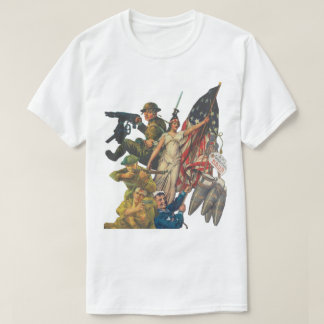T-shirt Affiche de propagande américaine de la Première Gu
