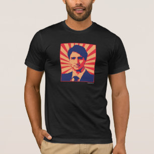 T-shirt Affiche de propagande de Justin Trudeau - .png