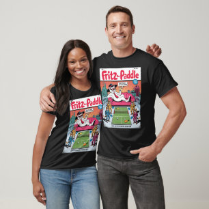 T-shirt Affiche de rallye de chats cools de pickleball drô
