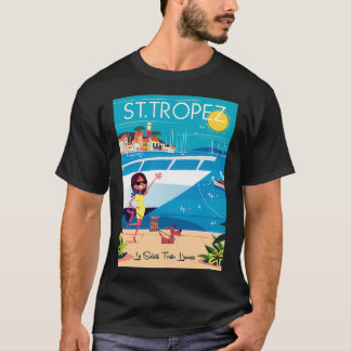 T-shirt Affiche de Saint-Tropez