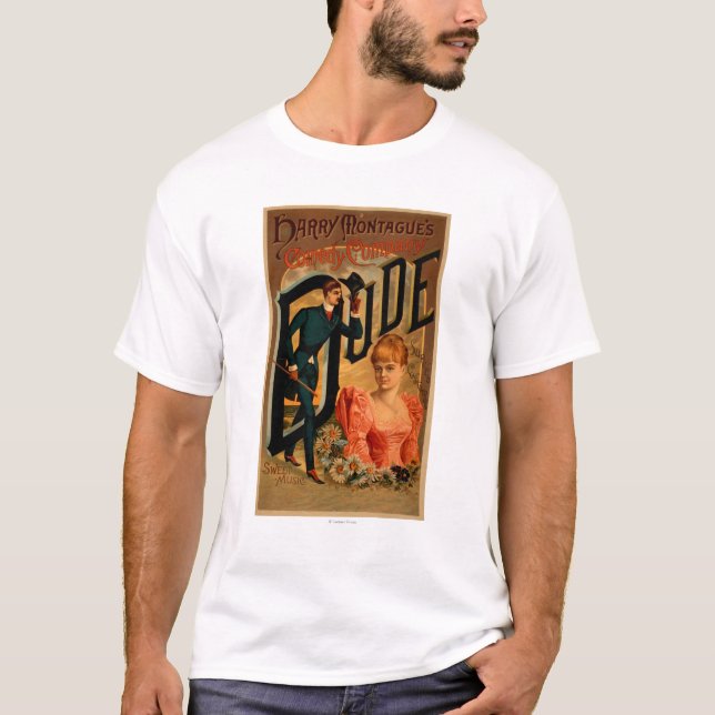 T-shirt Affiche de théâtre de "type" de comédie de Harry (Devant)