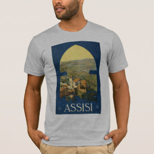 T-shirt Affiche de voyage d'Assisi