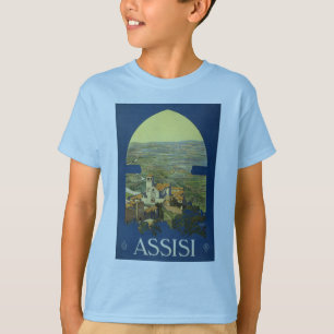 T-shirt Affiche de voyage d'Assisi