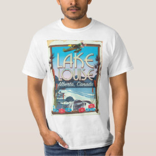 T-shirt Affiche de voyage de Lake Louise, Alberta Canada