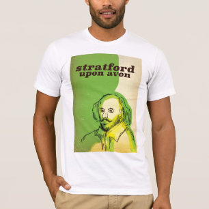 T-shirt Affiche de voyage de style ancien de Stratford upo