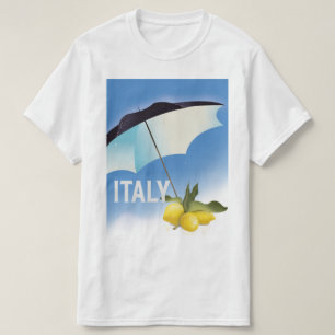 T-shirt Affiche de voyage de style vintage sur les citrons
