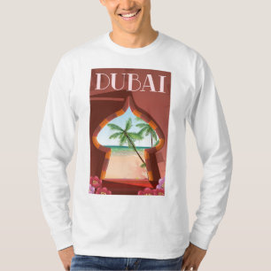 T-shirt Affiche de voyage du Palais de Dubaï