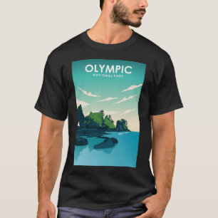T-shirt Affiche de voyage du parc national olympique