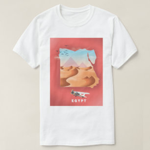 T-shirt Affiche de voyage en Égypte