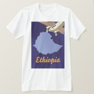 T-shirt Affiche de voyage en Éthiopie
