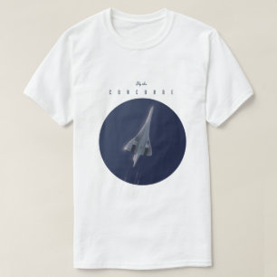 T-shirt Affiche de voyage Fly The Concorde