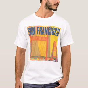 T-shirt Affiche De Voyage Pour Vol Twa À San Francisco