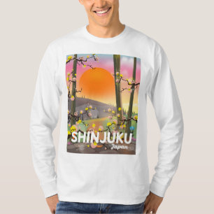 T-shirt Affiche de voyage Shinjuku Japon
