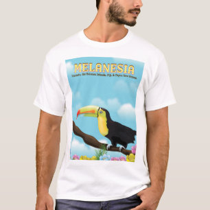 T-shirt Affiche de voyage Toucan de Mélanésie