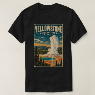 T-shirt Affiche de voyage vintage du Parc national de Yell