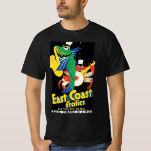 T-shirt Affiche de voyage vintage, East Coast Frolics Seaf