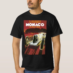 T-shirt Affiche de voyage vintage, Grand Prix automobile d