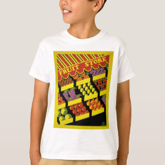 T-shirt Affiche de WPA de magasin de fruit -