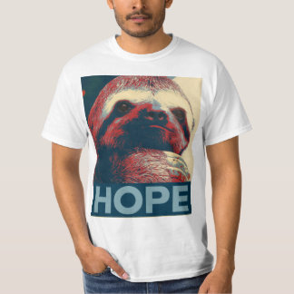 T-shirt Affiche d'espoir de paresse