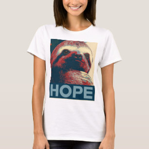 T-shirt Affiche d'espoir de paresse