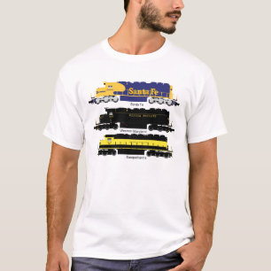 T-shirt Affiche diesel de la locomotive SD40 électrique