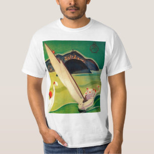 T-shirt Affiche Donostia San Sebastian de Vintage voyage