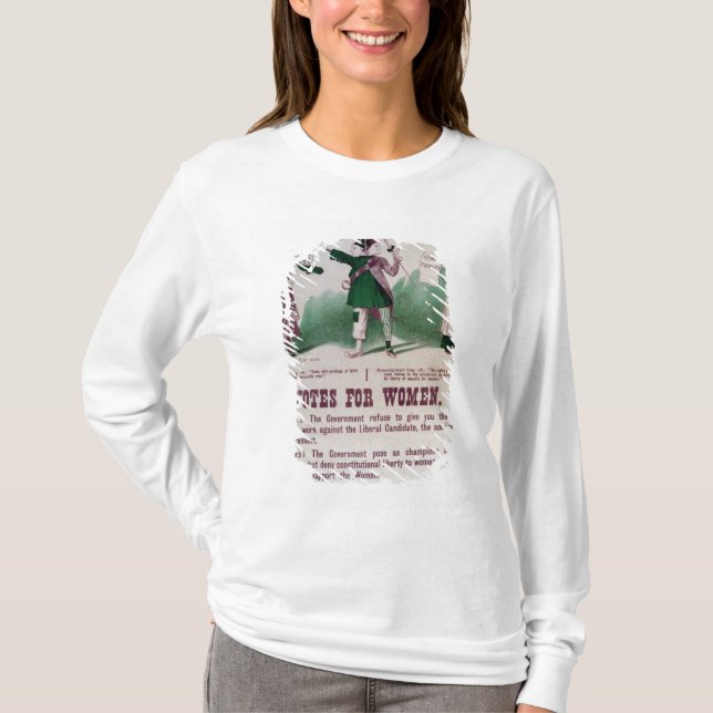 T-shirt Affiche du suffrage des femmes (Devant)