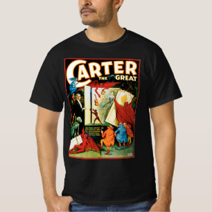T-shirt Affiche Magique Vintage, Magicien Carter le Grand