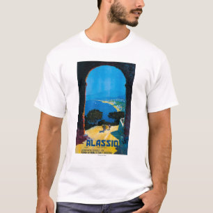 T-shirt Affiche occidentale de voyage de la Riviera