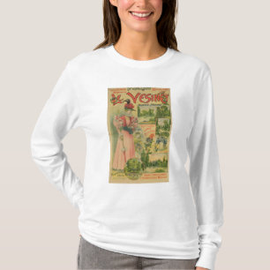 T-shirt Affiche pour Chemins de Fer De à Le Vesinet